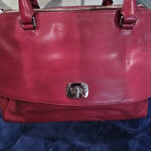 Coach Triple Compartment Satchel